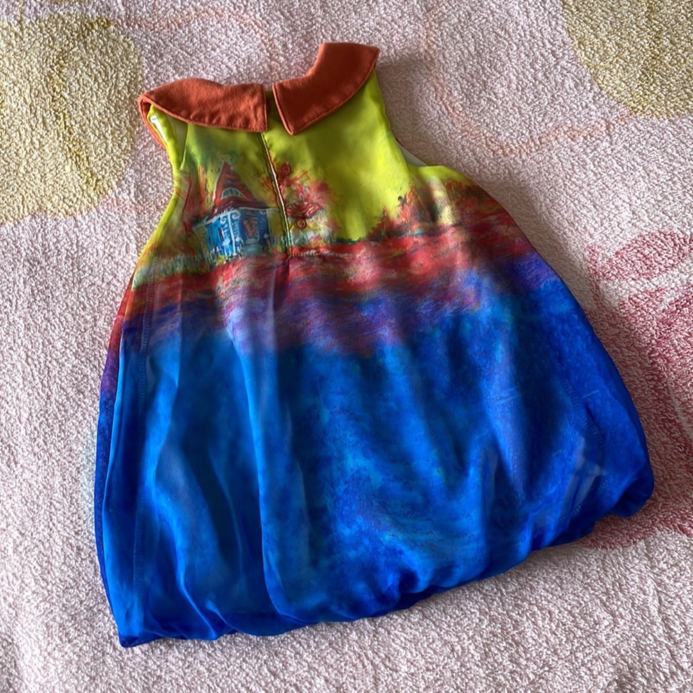 Summer dress/tunic with matching pants for toddler - Picture 5 of 8